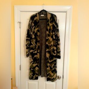 Sweet Lovely Camo long cardigan